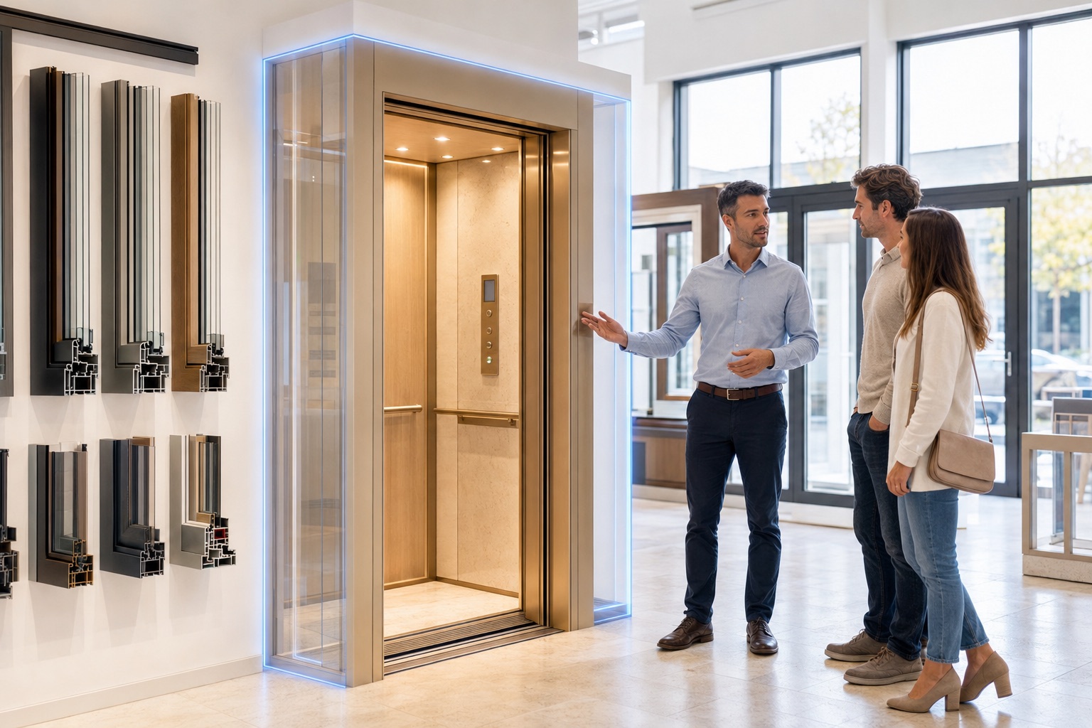 Turn window shops into your elevator stores