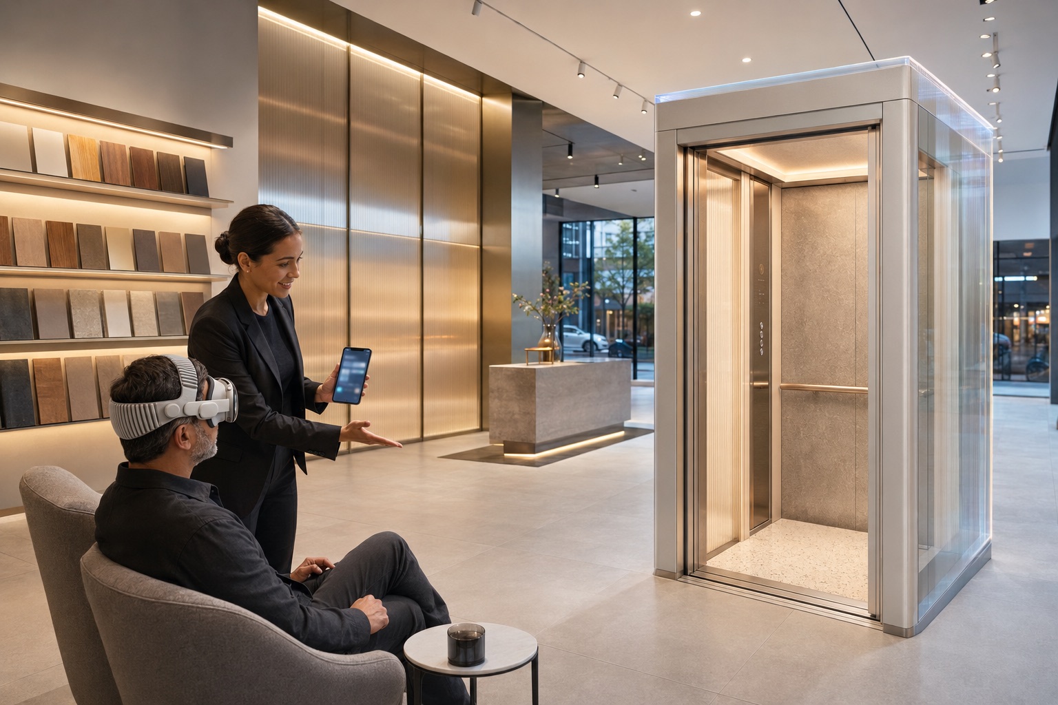 In-store reception
